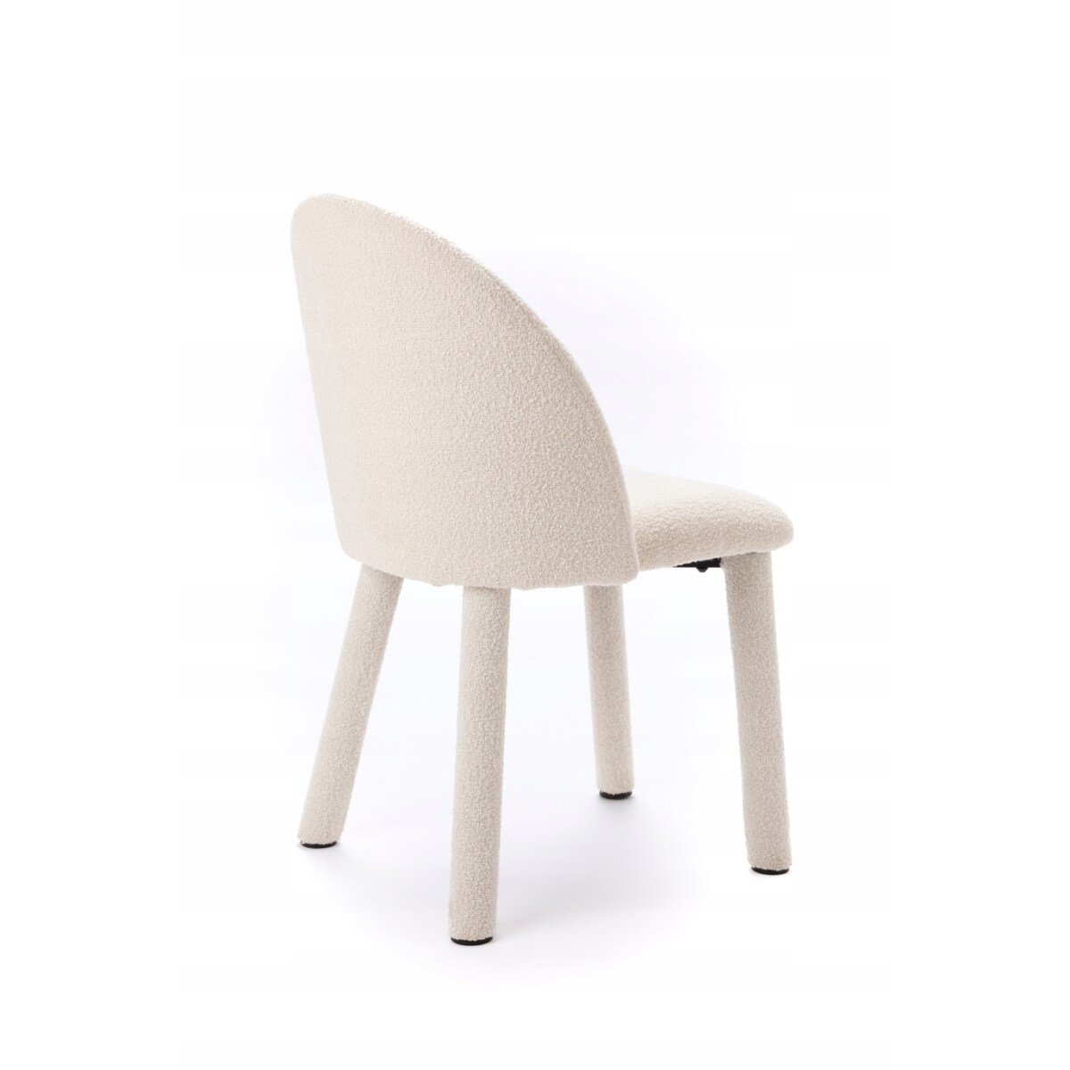 ZESTAW 2 SZTUK Krzesła MONTI Białe Tapicerowane Nowoczesne Do Jadalni