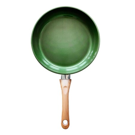 Just Vegan Patelnia ECO CeraVegan, 24 cm, aluminiowa, zielona
