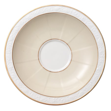 Spodek do filiżanki śniadaniowej lub bulionówki Ivoire, 18 cm, Villeroy & Boch