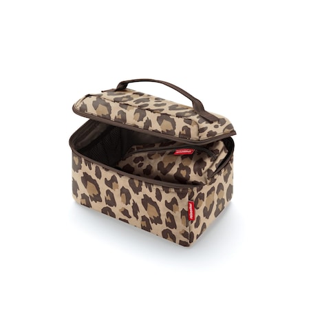 Kosmetyczka BEAUTYCASE zestaw, leo macchiato