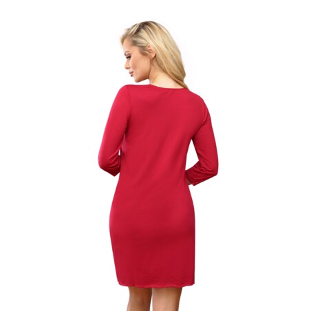 Koszulka 107 Burgundowa Burgundowy, 36