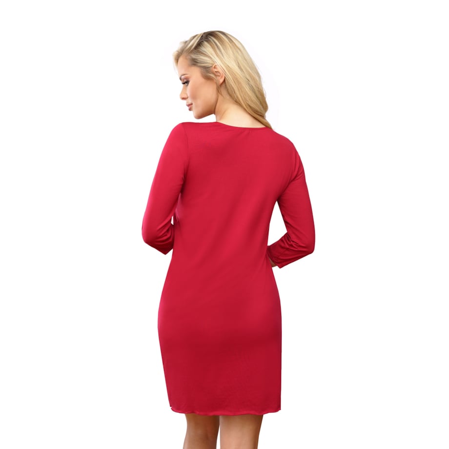 Koszulka 107 Burgundowa Burgundowy, 36