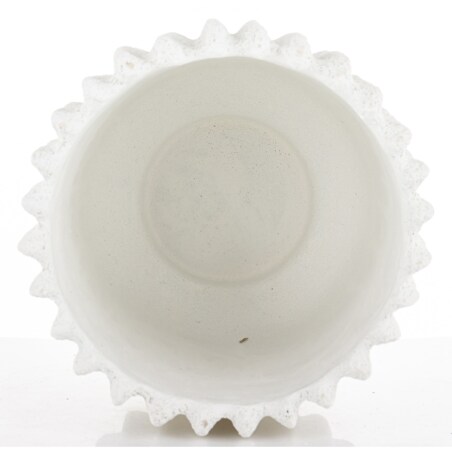 Osłonka cementowa 18x18,5x18,5 cm BAKULA-2 biała