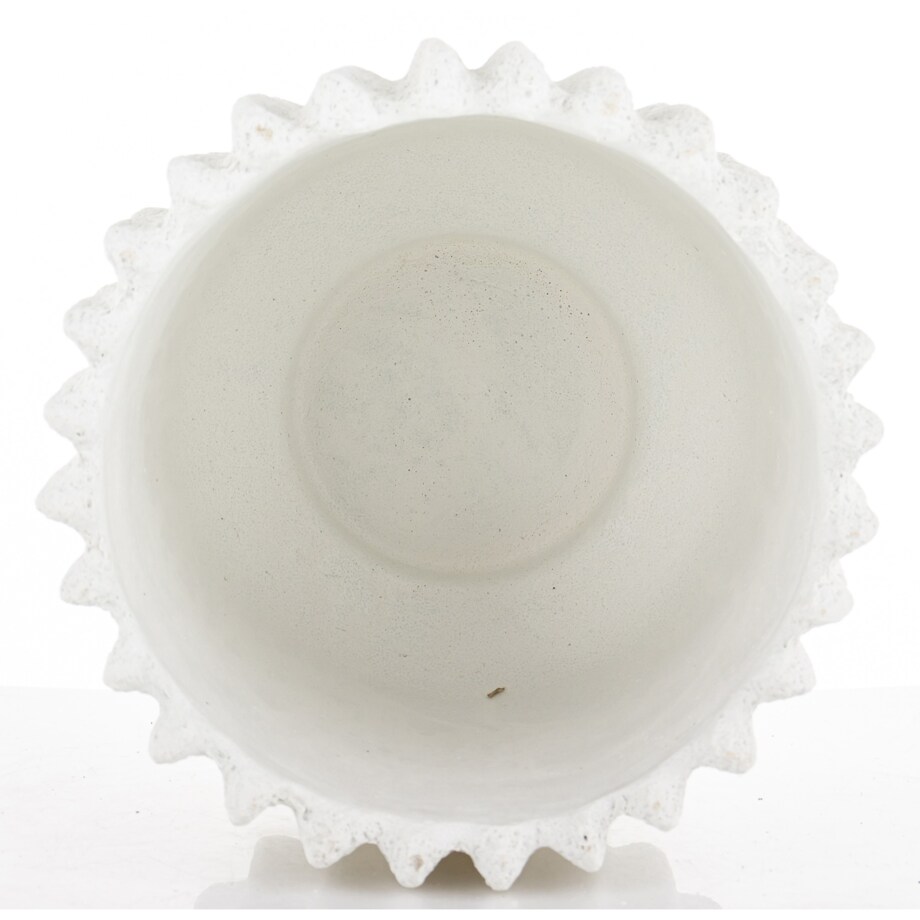 Osłonka cementowa 18x18,5x18,5 cm BAKULA-2 biała