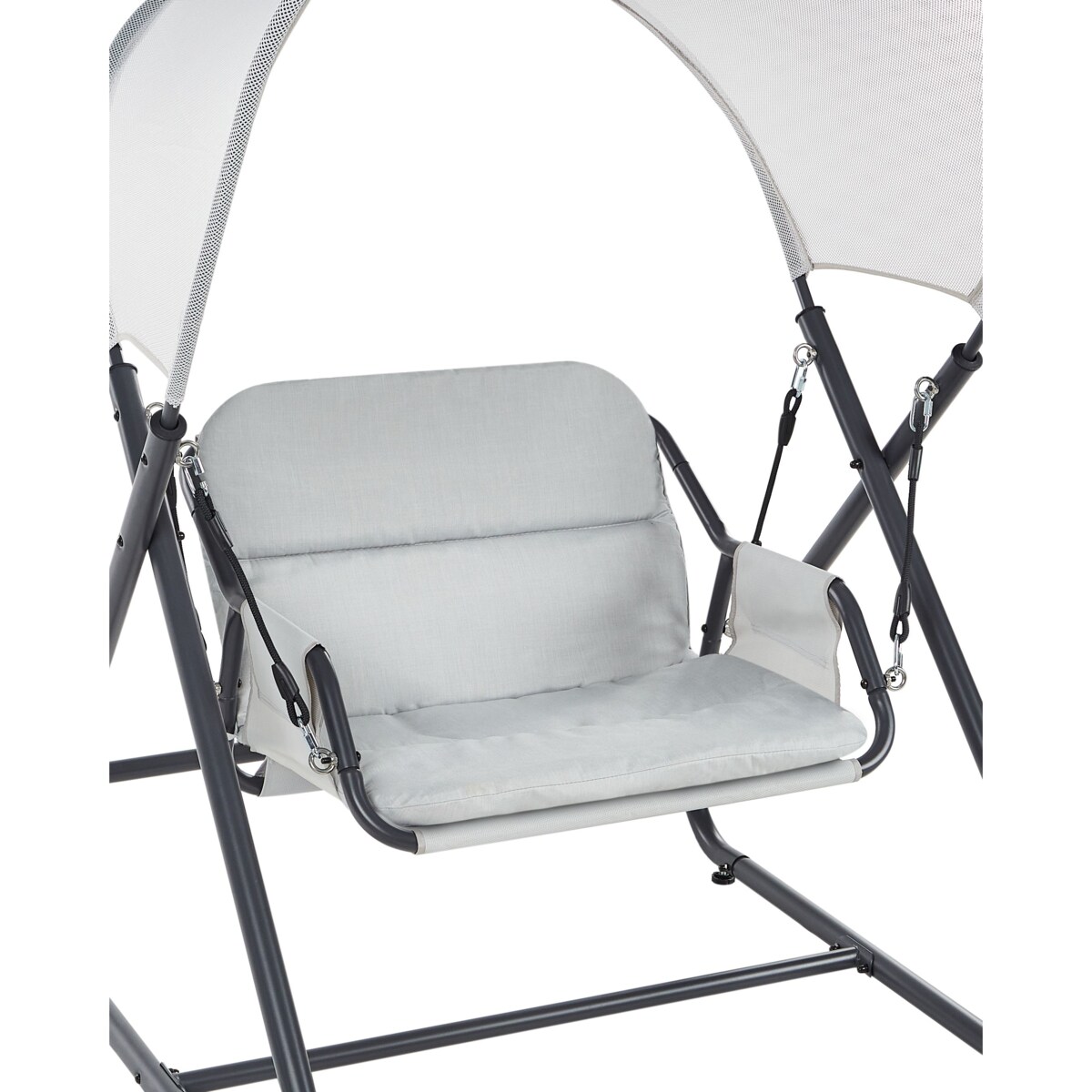 Huśtawka ogrodowa SOLAGNA Metal Jasnoszary