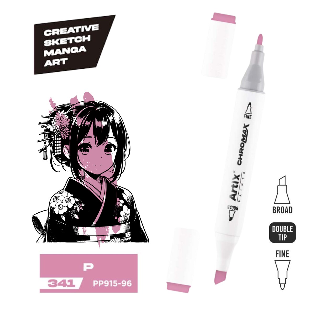 dwustronny marker kreatywny artix pp915-96 rose