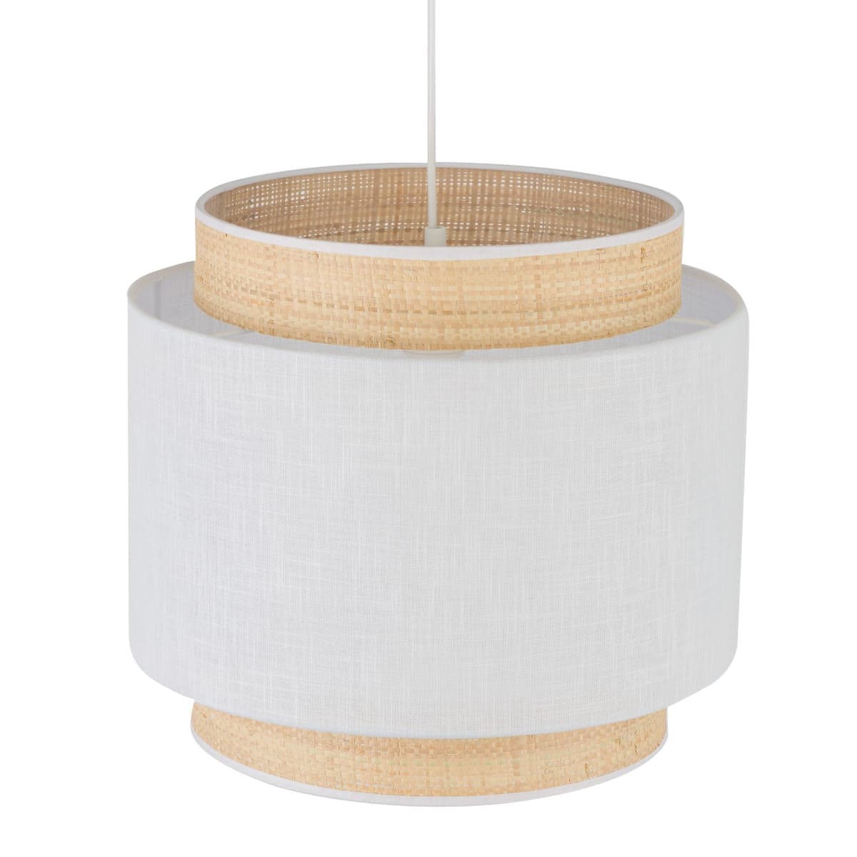 Wisząca lampa okrągła Boho 5653 TK Lighting naturalny biały słomkowy