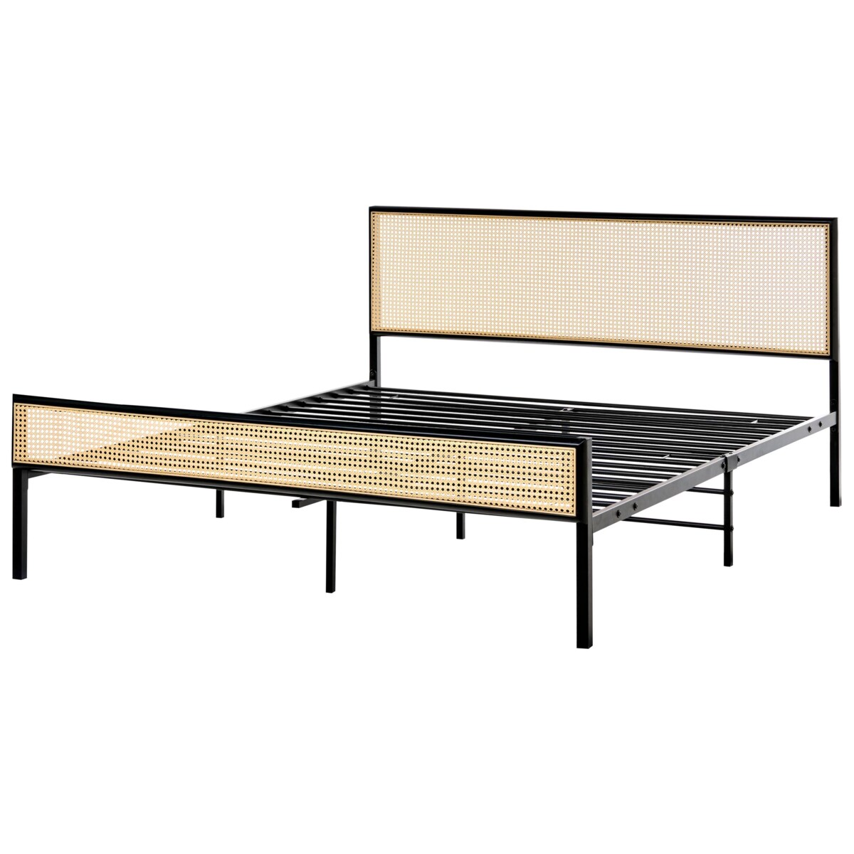 Łóżko  AVANTON 160 x 200 cm Czarny