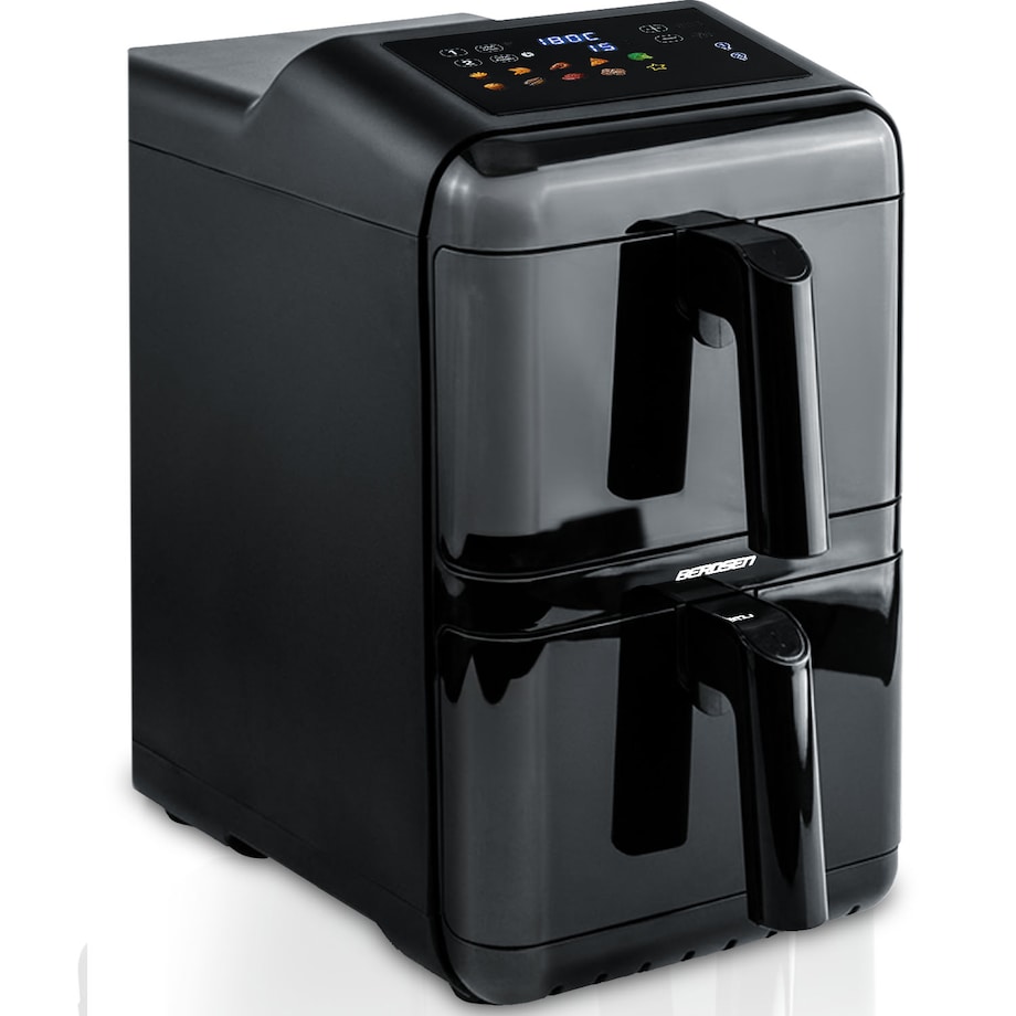 Frytkownica beztłuszczowa Berdsen BD-663 dwukomorowa 11,6L pionowa Air Fryer 3000W
