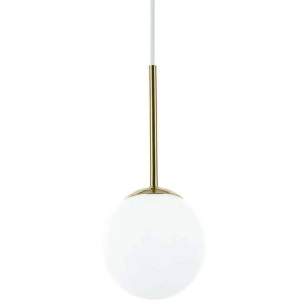 Okrągła LAMPA wisząca Bao I Gold IP44 Orlicki Design loftowa OPRAWA szklana kula ZWIS do łazienki ball IP44 złoty biały