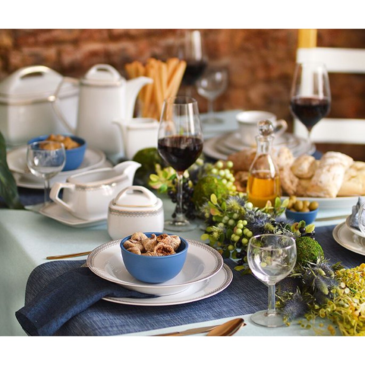 Serwis obiadowy dla 6 osób 25 el. Pułaski Grecka Droga 8051