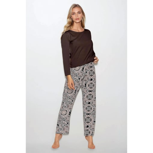 Piżama Boho Cafe Brown, XXL