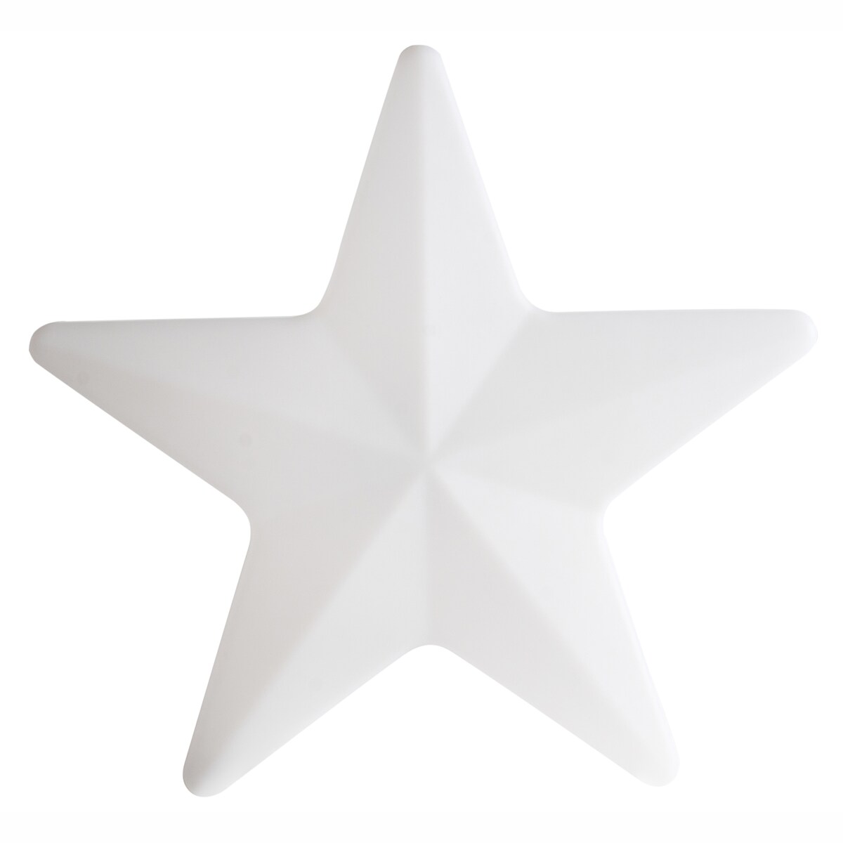 Lampa ogrodowa stojąca LED OLSAN Gwiazda 76 cm Biały
