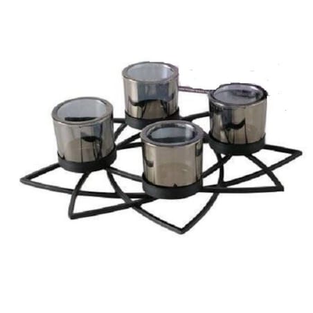 Świecznik - stroik metalowy 8x30,5 cm cm PIOLO