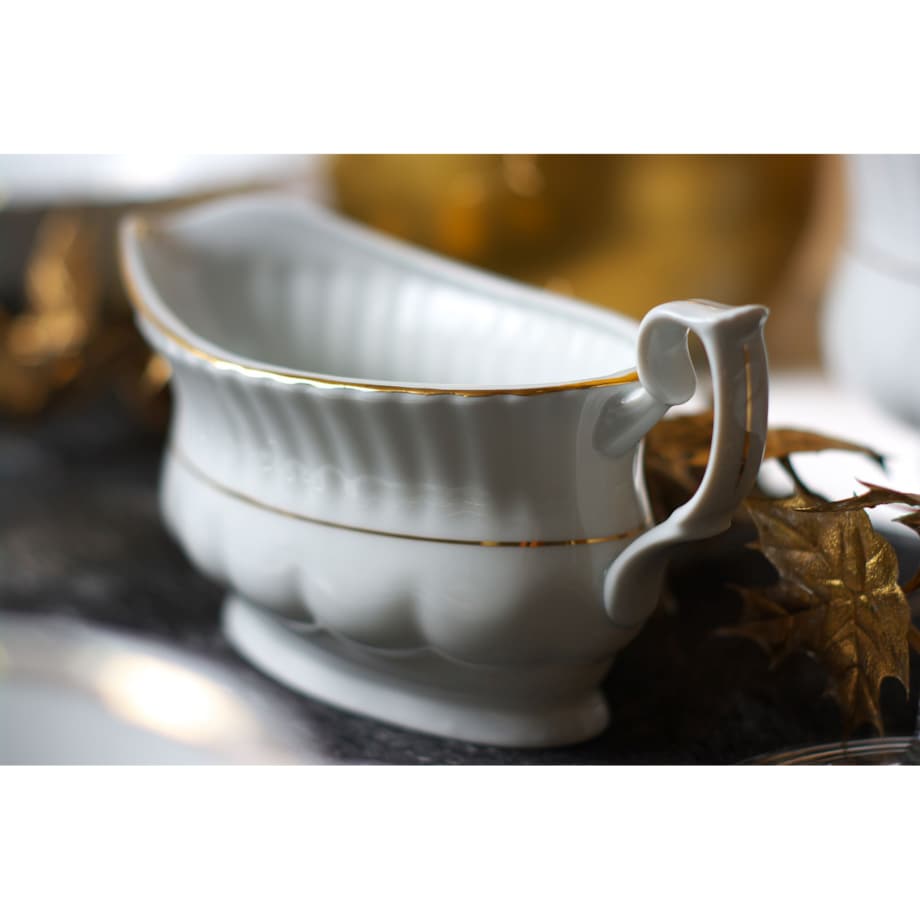 Serwis obiadowy dla 12 osób 44 el. Iwona Złota Linia B014