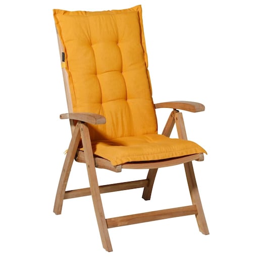 Madison Poduszka na krzesło Panama, 123x50 cm, złota z połyskiem