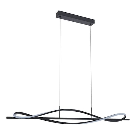 Zwisająca lampa Domenico MD3544-1-3BT Zumaline LED 30W 3000K ściemniacz czarny