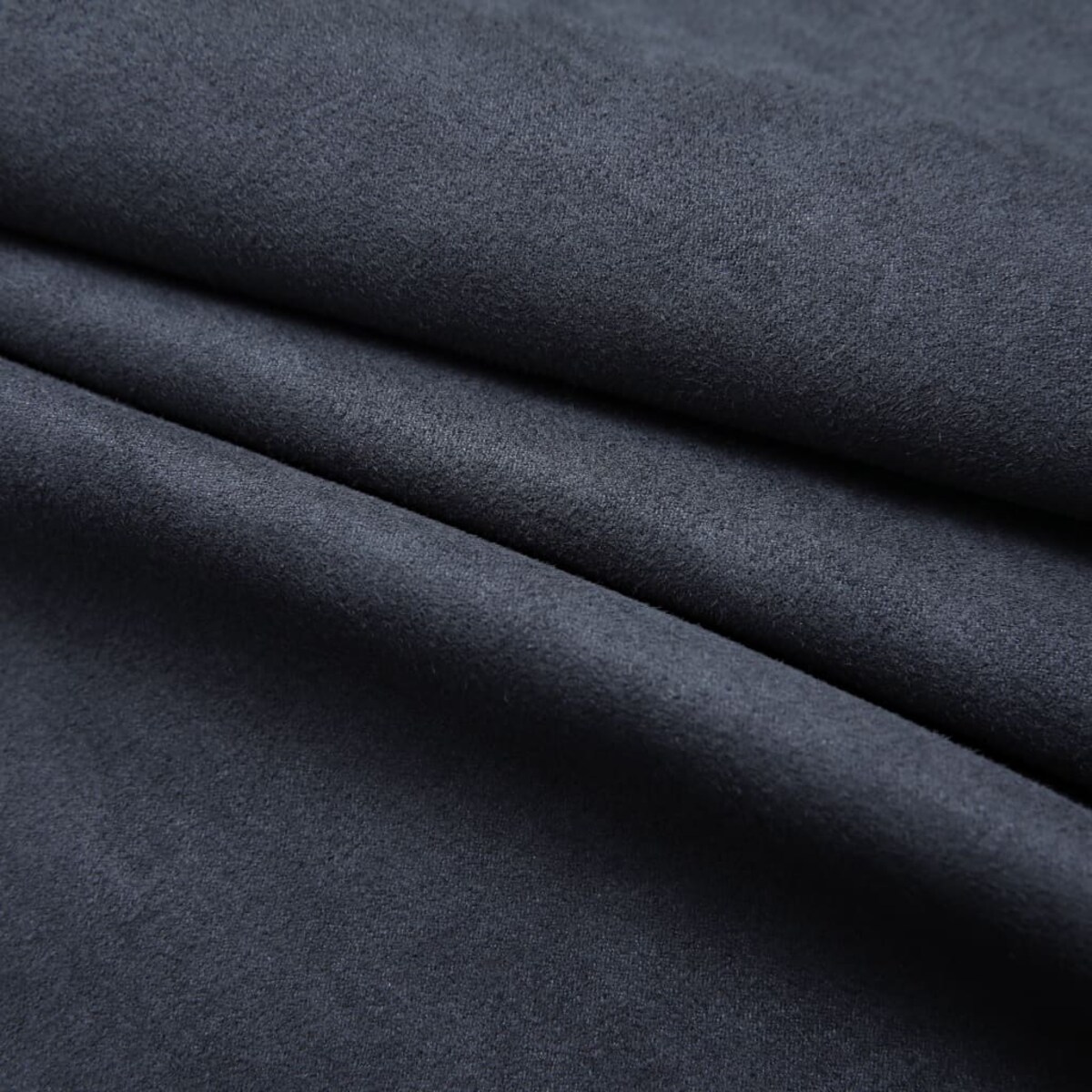 vidaXL Zasłony zaciemniające z metalowymi kółkami, 2 szt., antracytowe