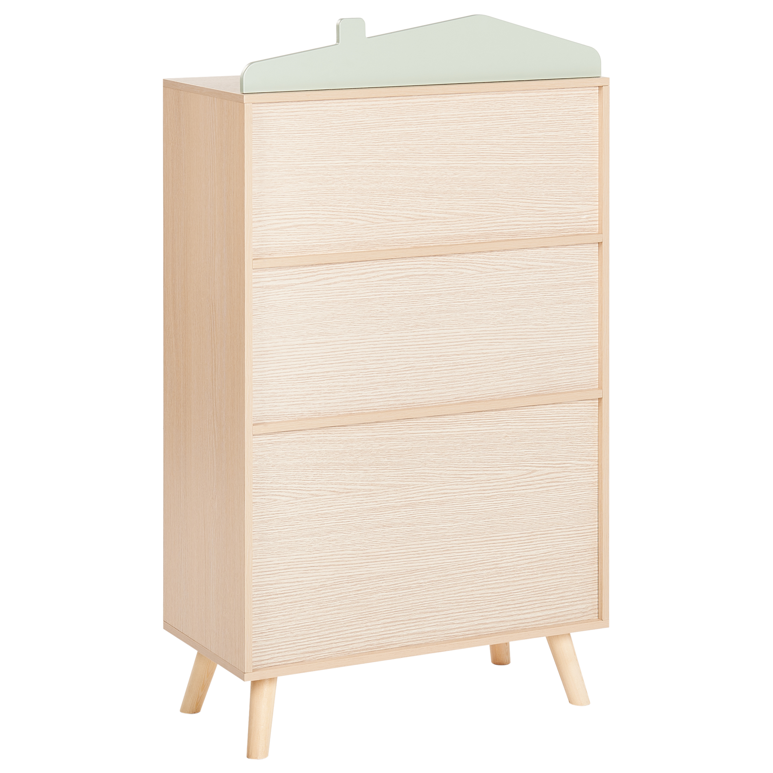 Regał 2 półki LACKEY 105 cm Jasnozielony