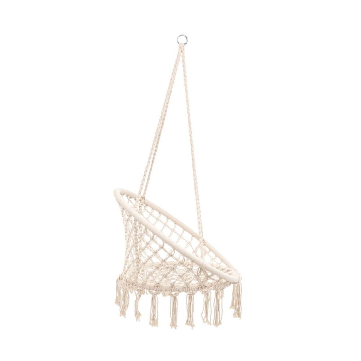 Fotel wiszący ogrodowy Boho, bociane gniazdo XXL