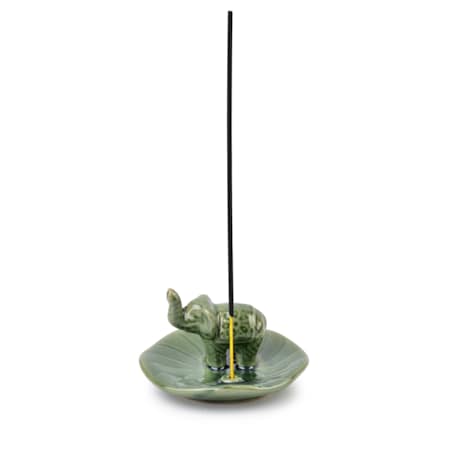 Ceramiczna podstawka pod kadzidło Słonik