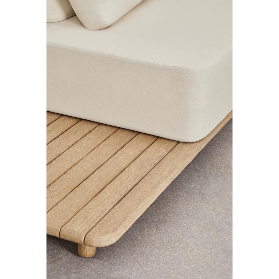 Zestaw ogrodowy: 2-częściow sofa ze stolikiem, fotelem i stolikiem kawowym Portet acacia