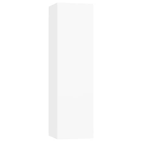 vidaXL 5-cz. zestaw szafek TV, biały, materiał drewnopochodny