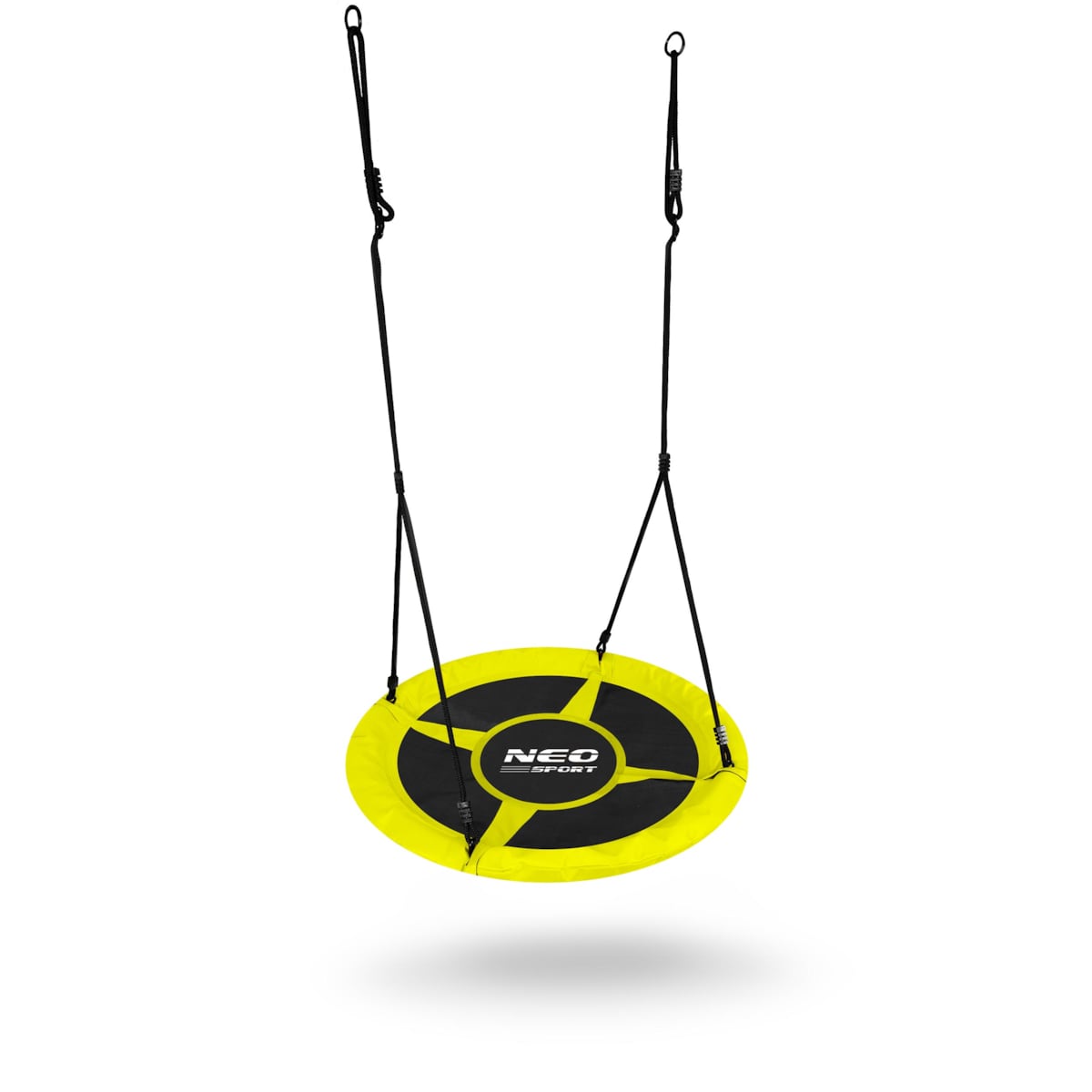 Huśtawka ogrodowa bocianie gniazdo 105 cm Neo-Sport Swingo żółta