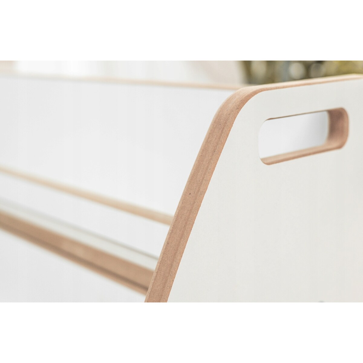 BIBLIOTECZKA MONTESSORI Regał organizer na książki dzieci M dziecięcego CE