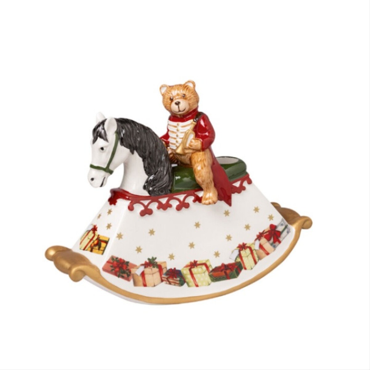 Świecznik Miś na koniu na biegunach, 21.5 x 8.7 x 16.9 cm, Villeroy & Boch