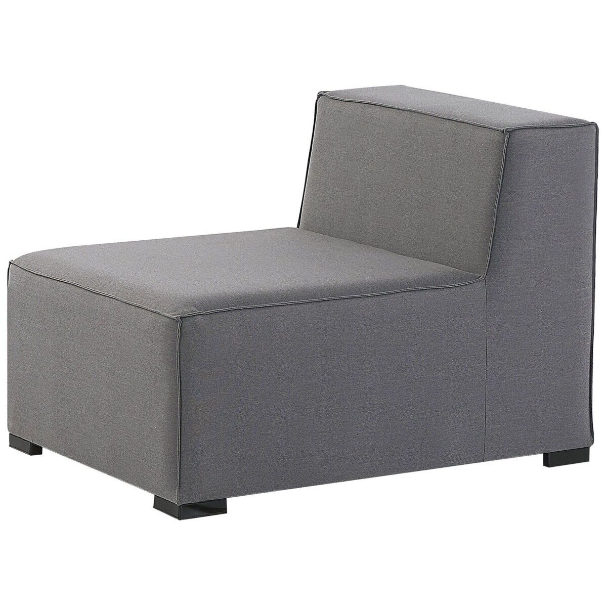 Zestaw ogrodowy 7-osobowy prawostronny szary AREZZO