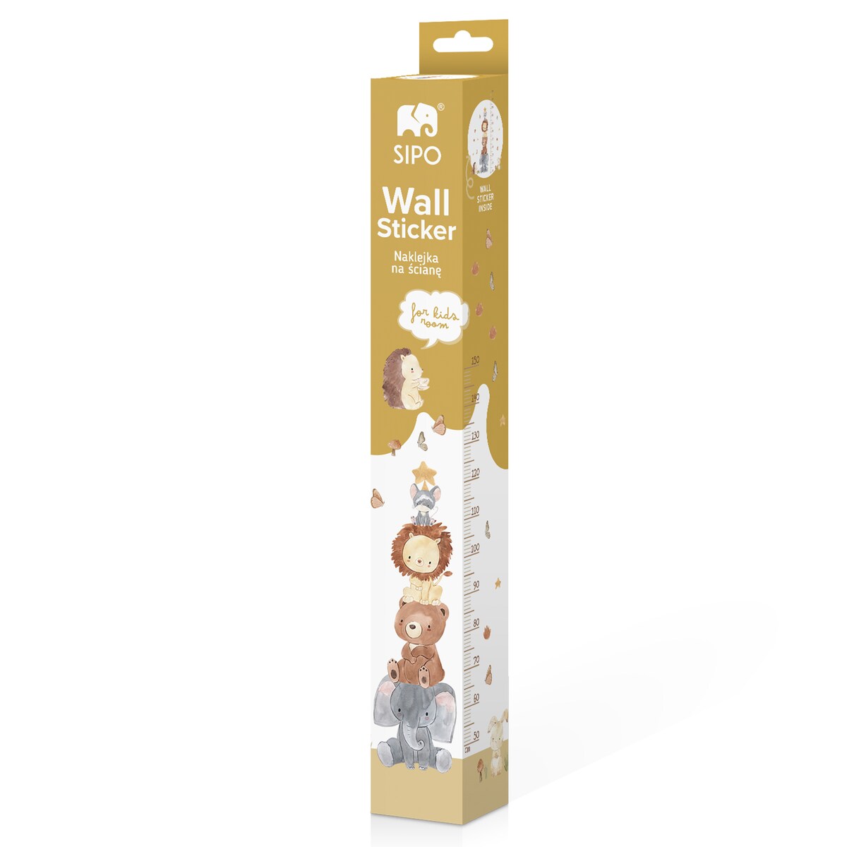 naklejki na ścianę do pokoju dziecka, sipo, piramida zwierzątka