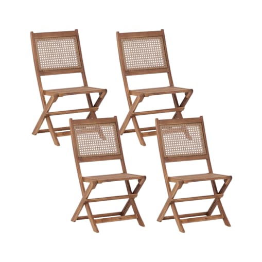 Krzesło ogrodowe Jasne drewno PARAGGI