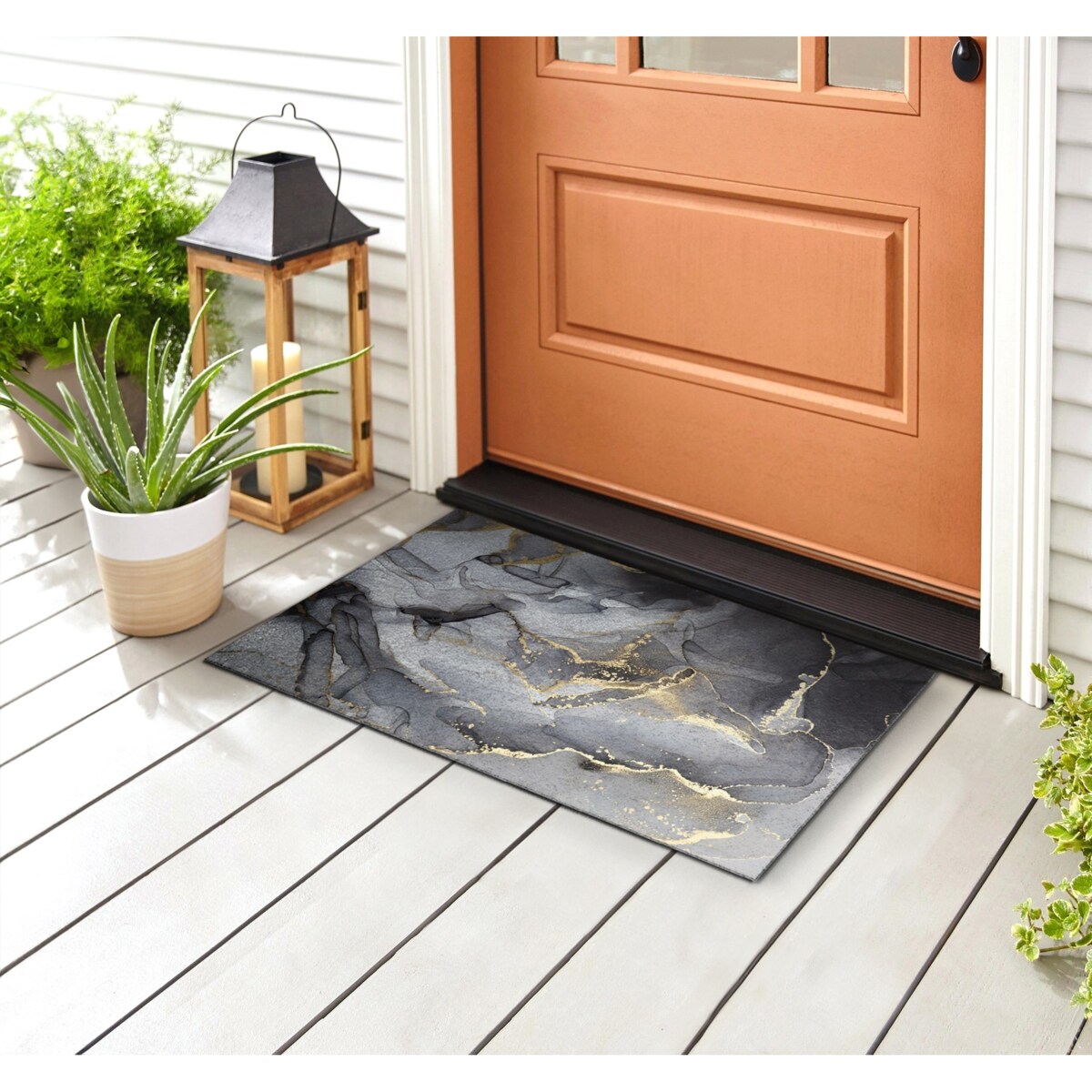 Wycieraczka zewnętrzna Szary marmur 90x60cm