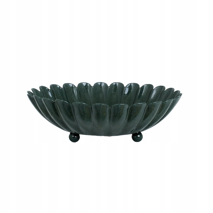 PATERA NA OWOCE OKRĄGŁA talerz do dekoracji ciasta tortu metalowy 21cm
