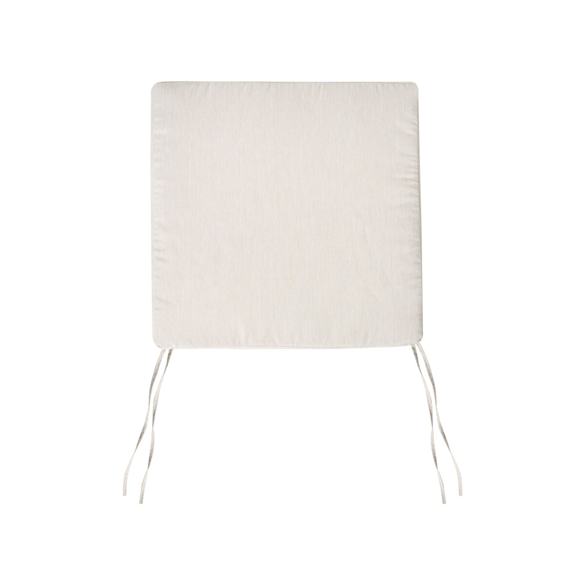 Zestaw 8 poduszek na krzesło ogrodowe SASSARI PREMIUM 46 x 46 cm Jasnobeżowy