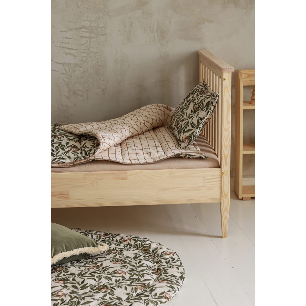 Śpiwór z poduszką woodland