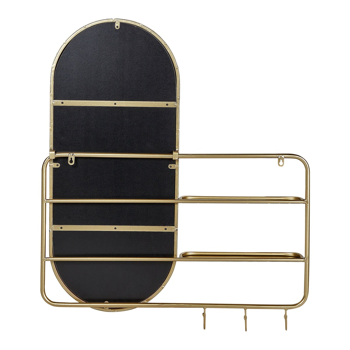 Lustro ścienne 80 cm Złoty BRION