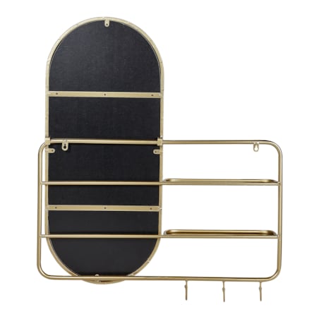 Lustro ścienne 80 cm Złoty BRION