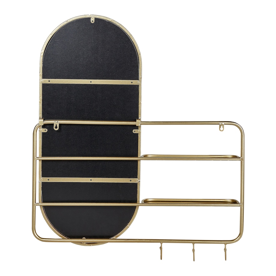 Lustro ścienne 80 cm Złoty BRION