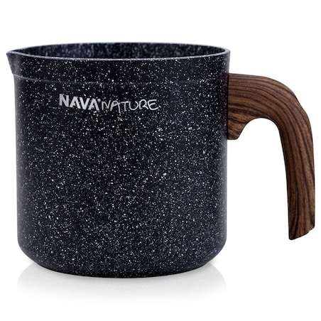 Garnek do mleka Rondel Granitowy na mleko 1 l Nature Garnuszek na Budyń Krem