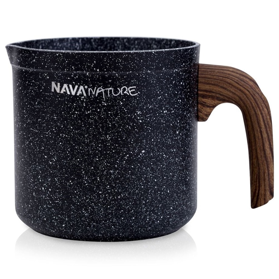 Garnek do mleka Rondel Granitowy na mleko 1 l Nature Garnuszek na Budyń Krem
