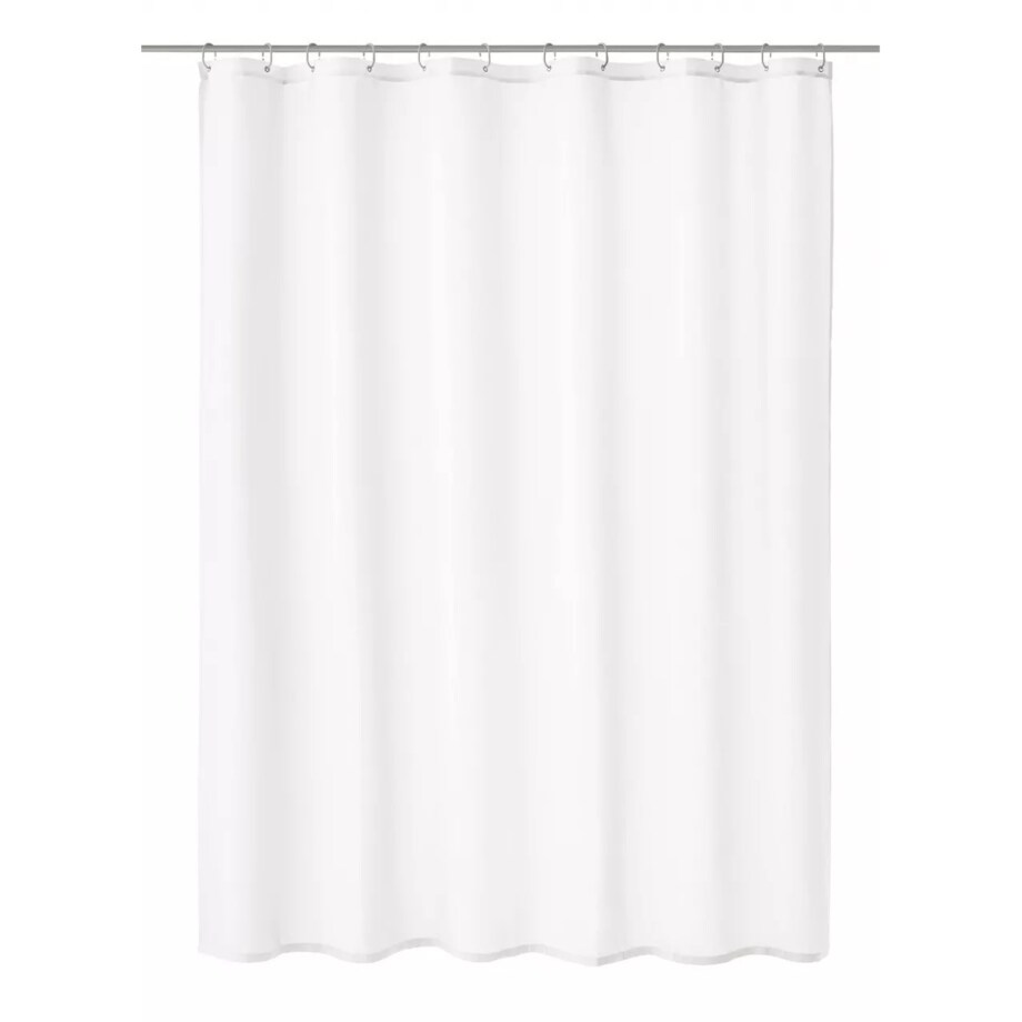 Kleine Wolke Caravelle Tekstylna Zasłona prysznicowa biała 180x200 cm