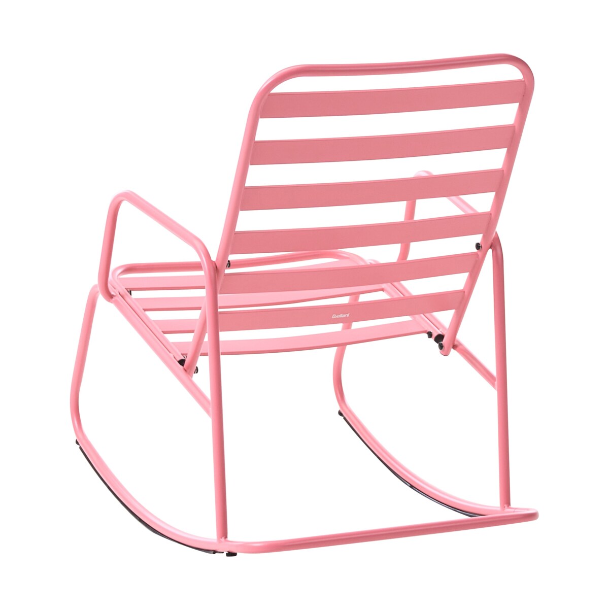 Fotel bujany ogrodowy TURI Metal Różowy