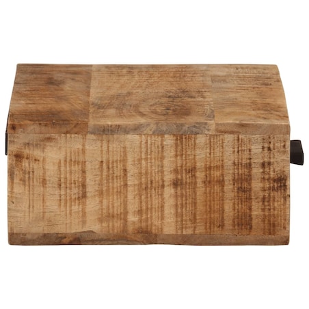 vidaXL Ścienna szafka nocna, 40x30x13,5 cm, lite drewno mango