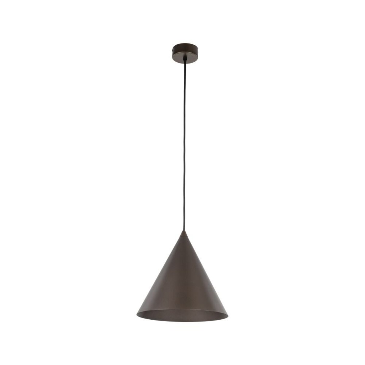 Lampa wisząca TK Lighting CONO BROWN 10037 brązowa metalowa E27 regulacja wysokości 160 cm