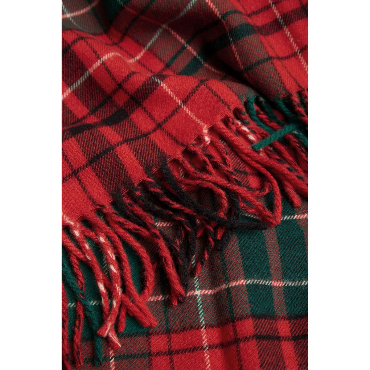 Koc świąteczny w kratę