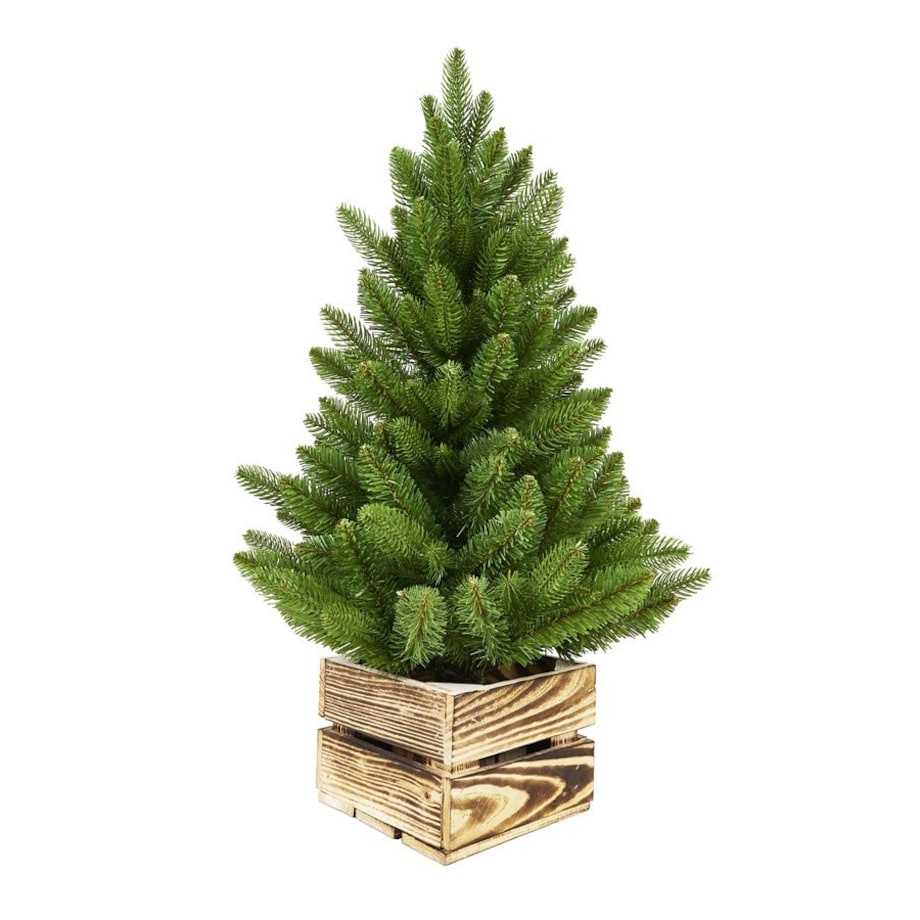 Dekoracja - choinka w skrzyni SETSUNA 100x61 cm