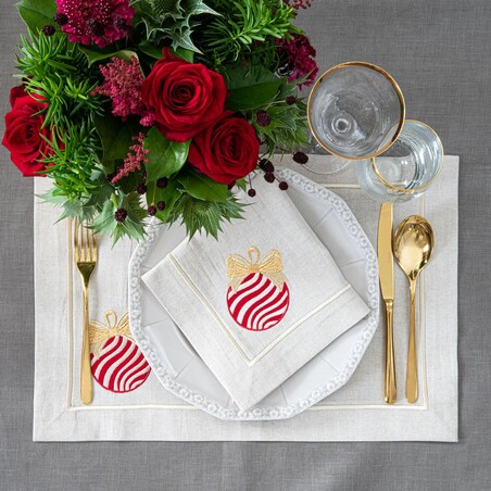 Serwetki Christmas Bauble Mirha - 6 sztuk