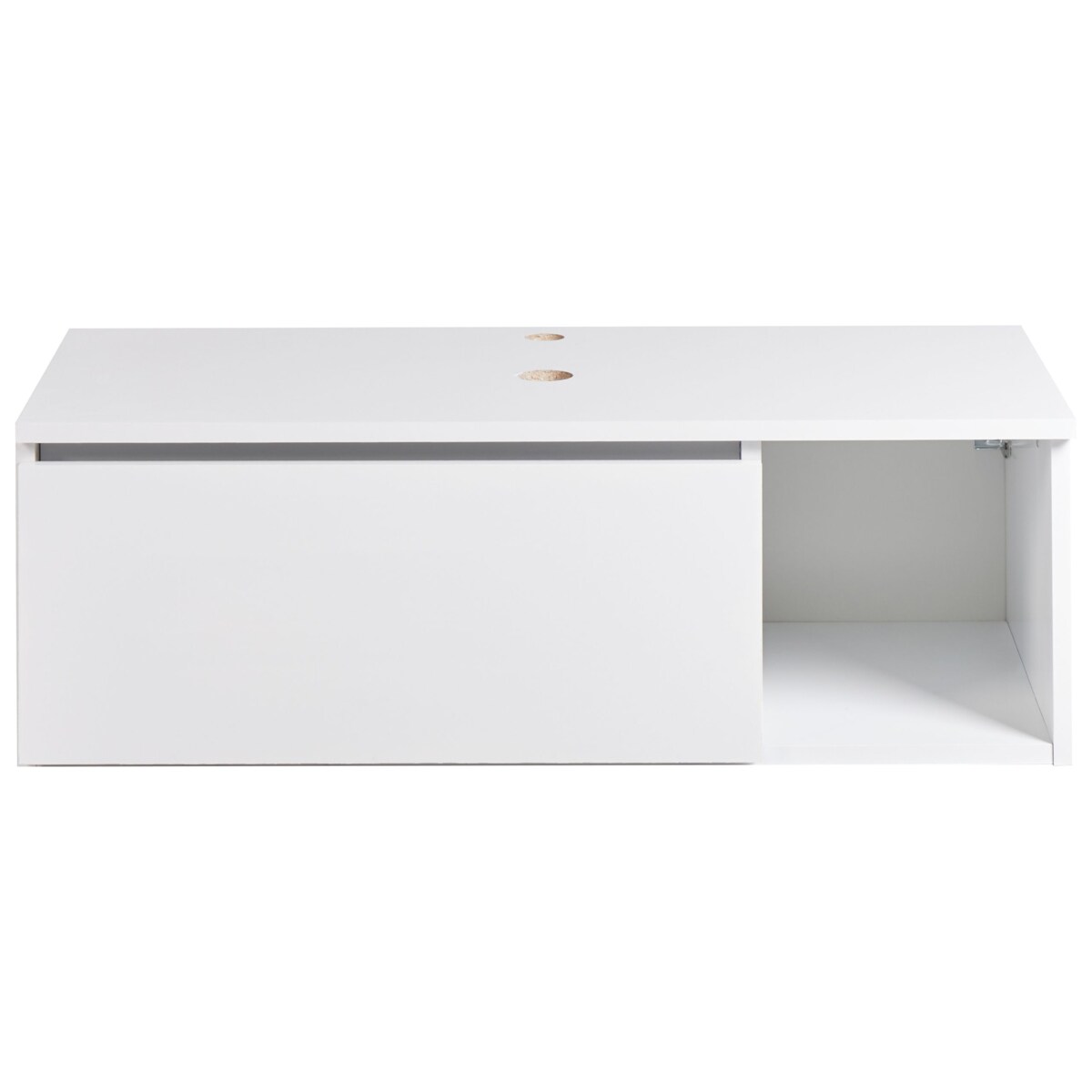 Wisząca szafka pod umywalkę RUPANCO 80 cm Biały